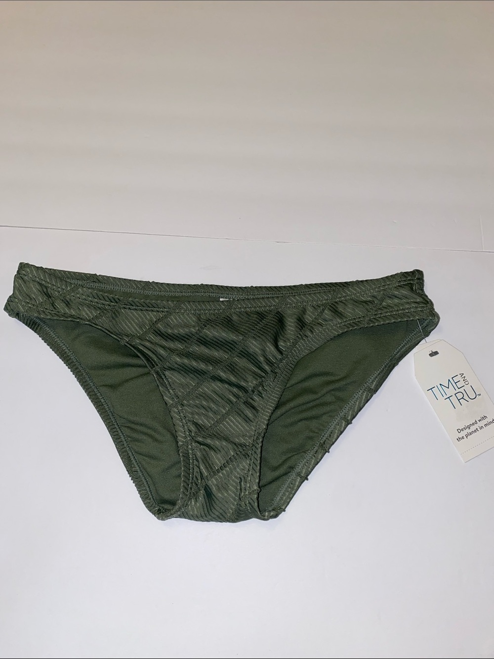 Time and Tru Green Bikini Bottom XS